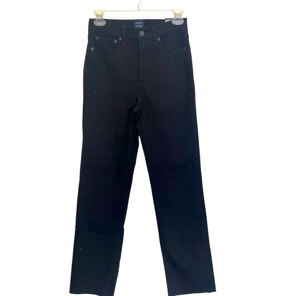 J. Crew Factory Stovepipe Black Jeans NWT Size 25 - Picture 1 of 10